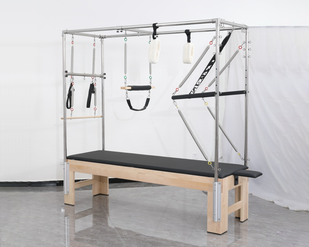 Professional Maple Pilates Cadillac Trapeze.JPG