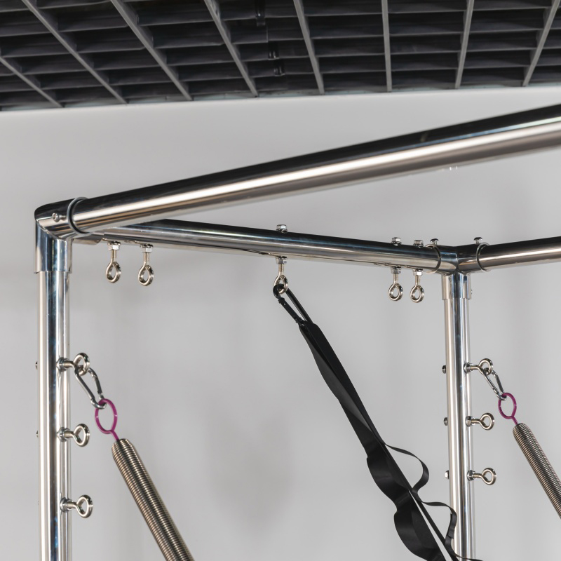 Professional Maple Pilates Cadillac Trapeze (11)